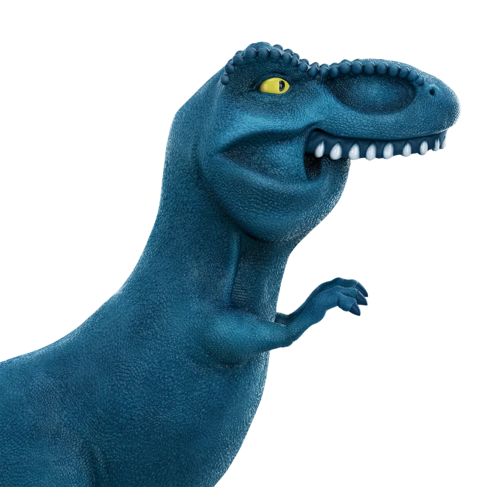 Blue Dinofauro dinosaur